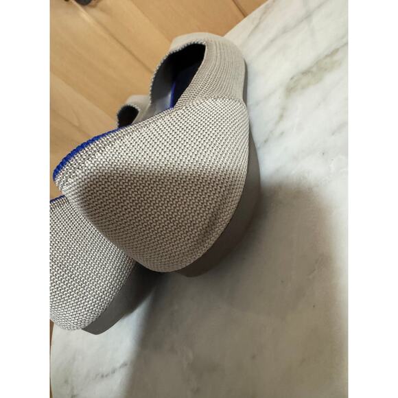 Rothy's | The Point Flats Light Gray Slip Ons | Size 10 - Picture 4 of 11